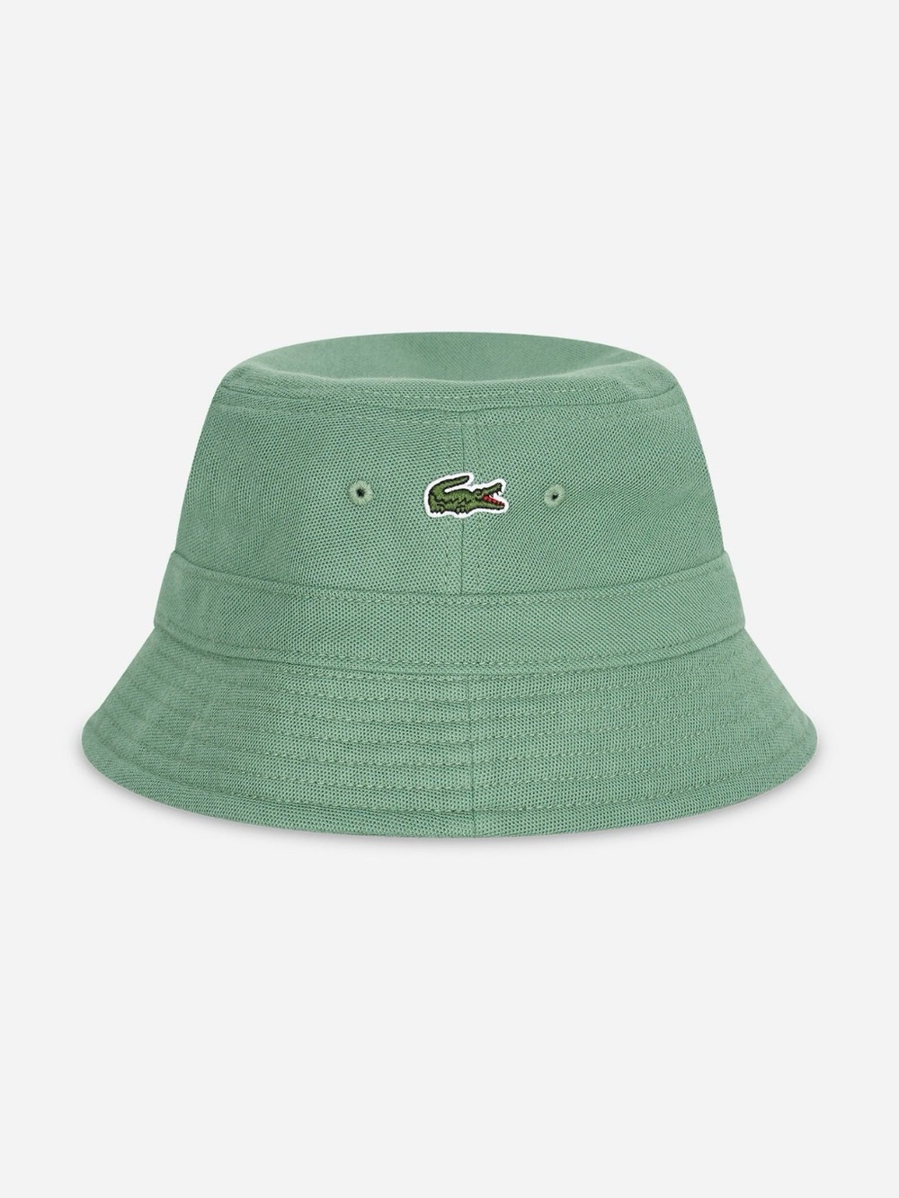 Lacoste Unisex Green Cotton Bucket Hat